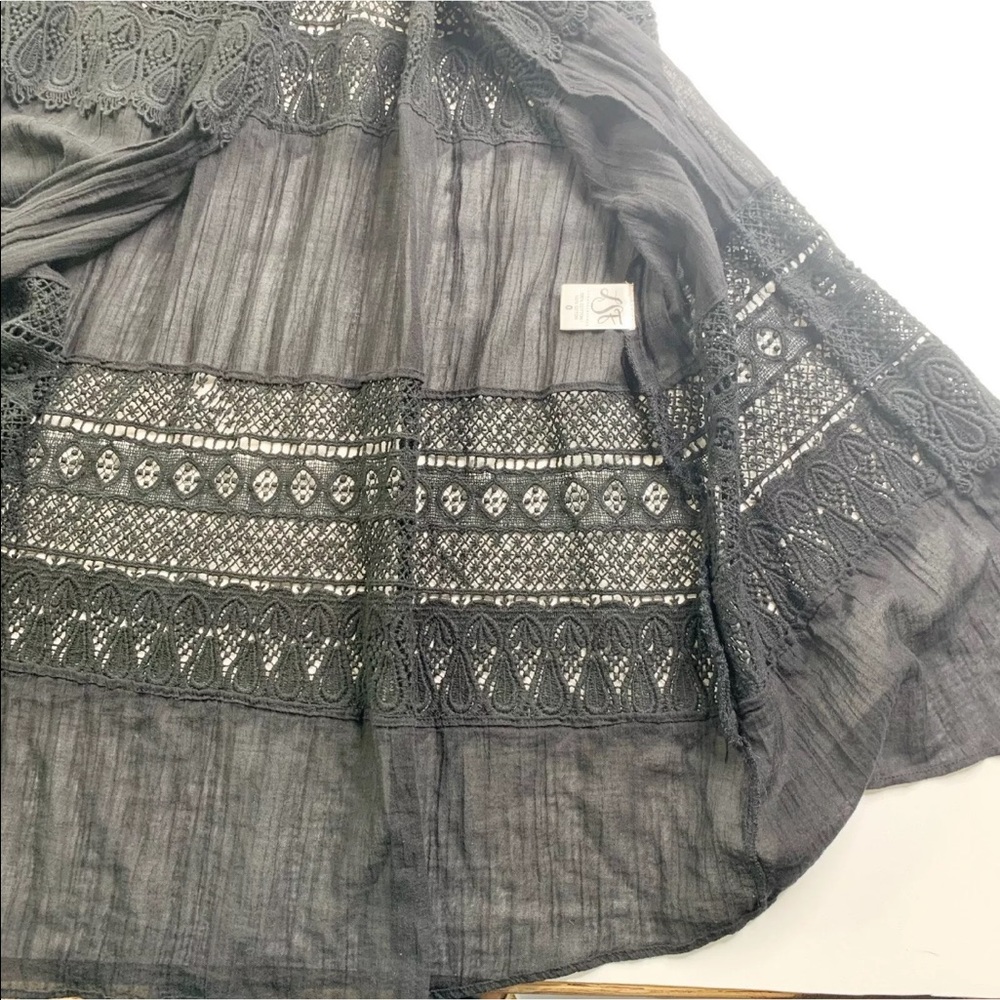 Love Shack Fancy Long Sleeve Peasant Dress Sz 0 - Picture 5 of 6